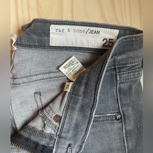 Grey rag and bone jeans size 25